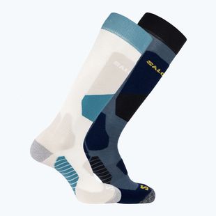 Skisocken Salomon S/Access 2 pary copen blue/ egret