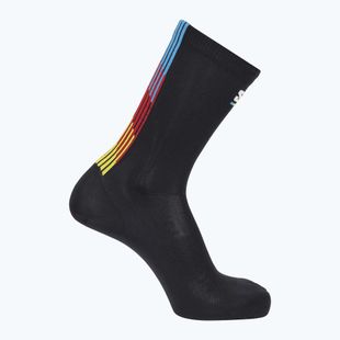 Socken Salomon Pulse Race Flag Crew black