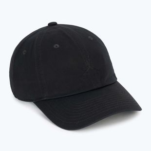 Baseballkappe Jordan Club Unstructured Curved-Bill schwarz/schwarz