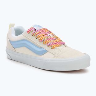 Vans Knu Skool übergroße Spitze weiß/blaue Schuhe