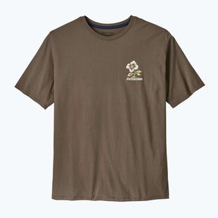 Herren Patagonia Balance Bio-Friedenssamen / Marlow braun t-shirt