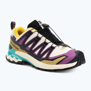 Damen Laufschuhe Salomon XA PRO 3D V9 GTX transparent gelb/schwarz/wasserfall