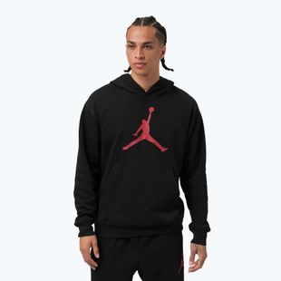 Herren Hoodie Jordan Pullover Hoodie black/gym red