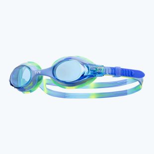 TYR Swimple Tie Dye Non-Mirrored blau/blau/grün Schwimmbrille für Kinder