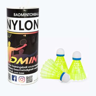 Sunflex Nylon Federbälle 3XY 3 Stück gelb 53559