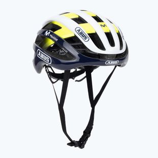 Fahrradhelm ABUS AirBreaker Movistar Team 24 navy/yellow/white