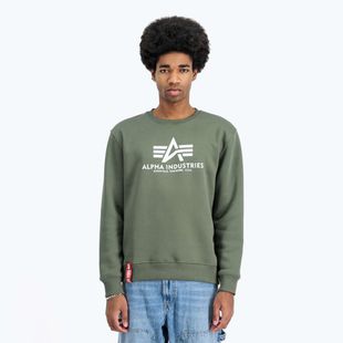 Alpha Industries Herren Basic Sweatshirt dunkel oliv