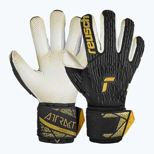 Reusch Attrakt Freegel Gold X GluePrint Finger Support Torwarthandschuh schwarz/gold