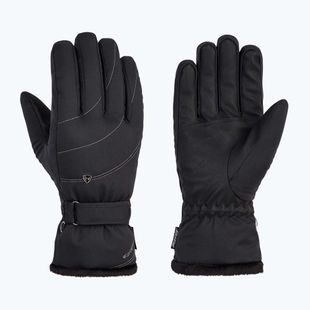 Damen-Skihandschuhe ZIENER Kahli PR schwarz