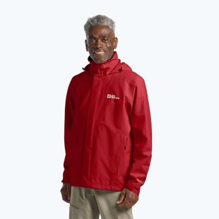 Regenjacke Herren Jack Wolfskin Trailtime 2L adrenaline red