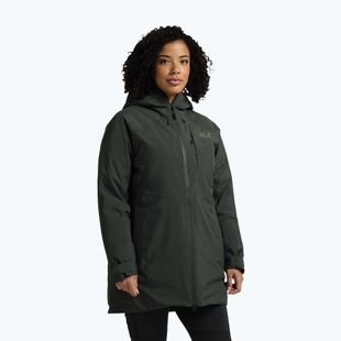 Damen Daunenjacke Jack Wolfskin Icecape 2L Down Ins Rds slate green