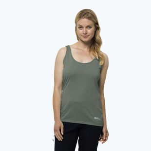 Jack Wolfskin Damen-Trekking-T-Shirt Pack & Go Tank grün 1807283