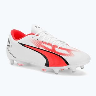 Herren PUMA Ultra Play MXSG Fußballschuhe puma weiß/puma schwarz/feuerorchidee
