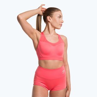 Gymshark Open Back Training Sport polka rosa Fitness-BH