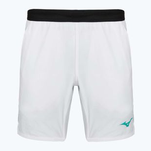 Herren Tennisshorts Mizuno Mugen 8 In Amplify weiß