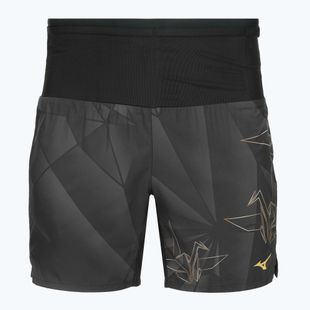 Herren-Laufshorts Mizuno Active Graphic Multi Pocket tan/orange