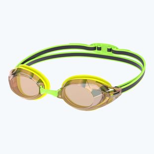 Schwimmbrille Speedo Vanquisher 3.0 Mirrored hyper yellow/grey/ablaze mirror