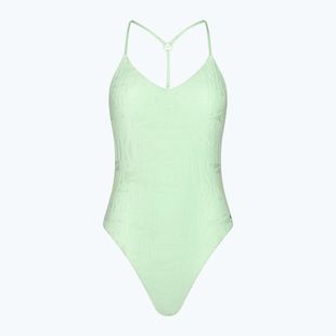 Einteiliger Badeanzug für Frauen Nike Retro Flow Terry vapor green