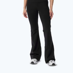 Damen-Trainingsleggings Cardio Bunny Flare black