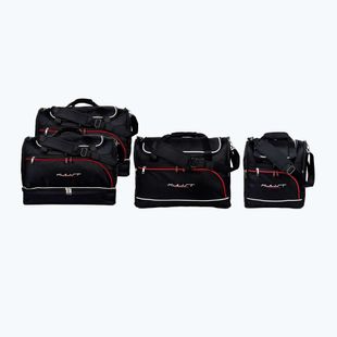 KJUST Kofferraumtaschen-Set Audi A4 Cabrio 2005-2009 4 Stück schwarz