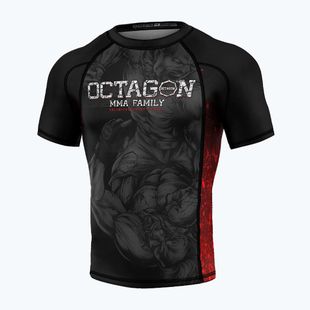 Herren Octagon Premium MMA Family schwarz/mehrfarbig Rashguard