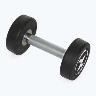 Gummierte Gusseisenhantel XTREXO Pro 4 kg black