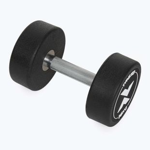 Gummierte Gusseisenhantel XTREXO Pro 16 kg black