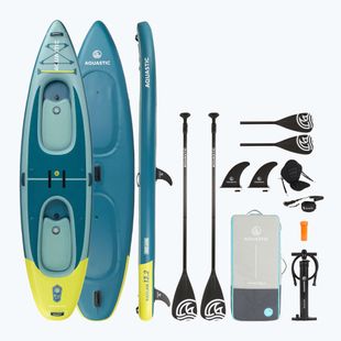 Kajak/SUP Hybrid AQUASTIC Raglan 13'2" grün