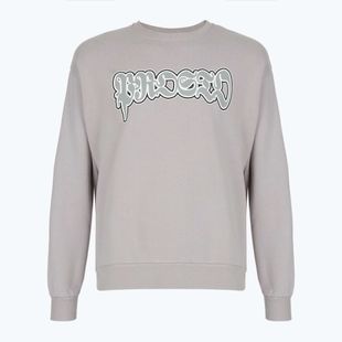 Herrenpullover PROSTO Graffiti washed gray
