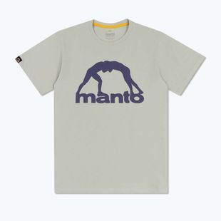 Herren T-Shirt MANTO Vibe 25 hellgrau/dunkellila