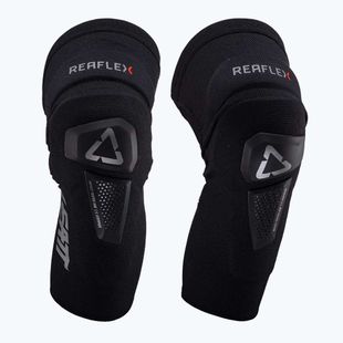 Leatt ReaFlex Hybrid Pro Knie- und Schienbeinprotektoren schwarz