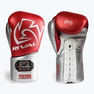 Boxhandschuhe Rival RS100 Professional red/silver