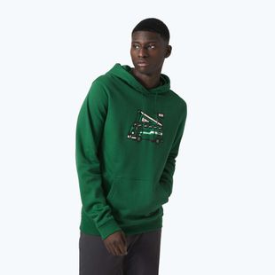 Herren-Trekking-Sweatshirt Helly Hansen F2F Organic Cotton Hoodie malachite