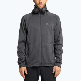 Herren-Trekking-Sweatshirt Haglöfs Velum Hood grau 605069