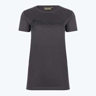 Pinewood Outdoor Life Damen-T-Shirt dunkel-anthrazit
