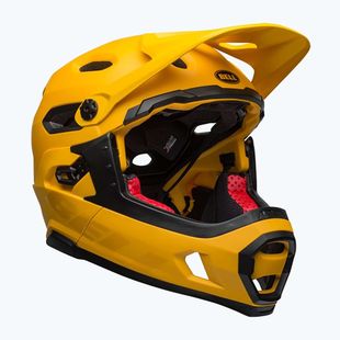 Fahrradhelm Bell FF Super DH MIPS Spherical matt glänzend gelb/schwarz