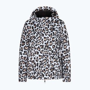 EA7 Emporio Armani Ski Kitzbuhel Softshell Damenjacke weiß animalisch