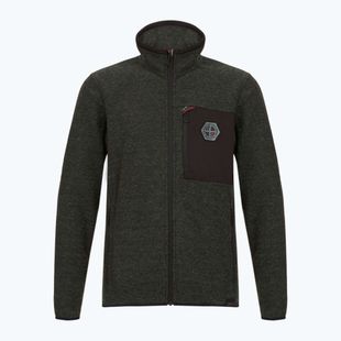 Fleece Hoodie Sweatshirt Herren CMP 35H3907 Melange Knitted forest melange/nero/ferrari