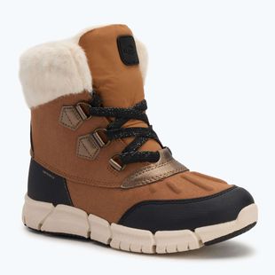 Schneeschuhe Kinder Geox Flexyper ABX whisky / black