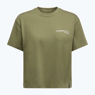 Damen Klettershirt La Sportiva Since 1928 Crop cypress/chalk