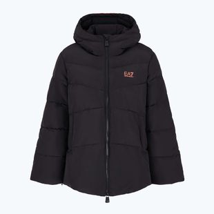 Jacke Damen EA7 Emporio Armani Train Logo Series Extra Padded Tape black