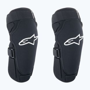 Alpinestars A-Impact Plasma Pro Knieprotektoren schwarz/weiss