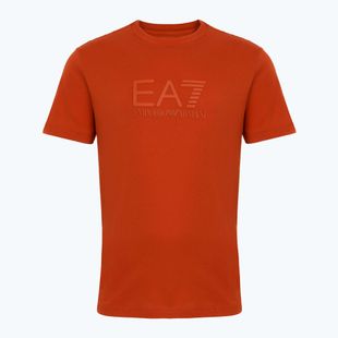 Herren EA7 Emporio Armani Sichtbarkeit Baumwolle Crew Rooibos-Tee-T-Shirt