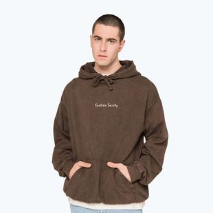 Herrenpullover Kaotiko Washed Vancouver Society braun