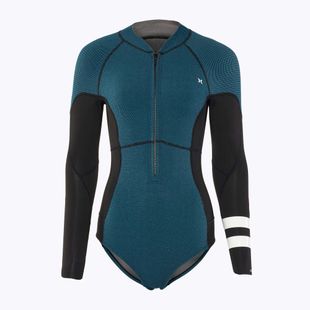 Hurley Advant Texture 2/2 mm Springsuit Damen Neoprenanzug schwarz/himmelblau