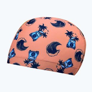 Kinder-Schwimmkappe RAS Patterned Elastane bondi blue