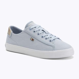 Tommy Hilfiger Damen Turnschuhe Vulc Canvas Lace Up luftig blau
