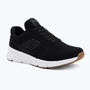 Herren Tommy Hilfiger Comfort Run Knit schwarz Schuhe