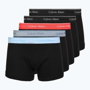 Boxershorts Calvin Klein LV00NB1897 Trunk 5 pairs of black bodies with black/misty grey/purple