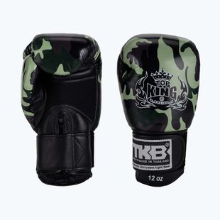 Top King Muay Thai Empower grüne Boxhandschuhe TKBGEM-03A-GN